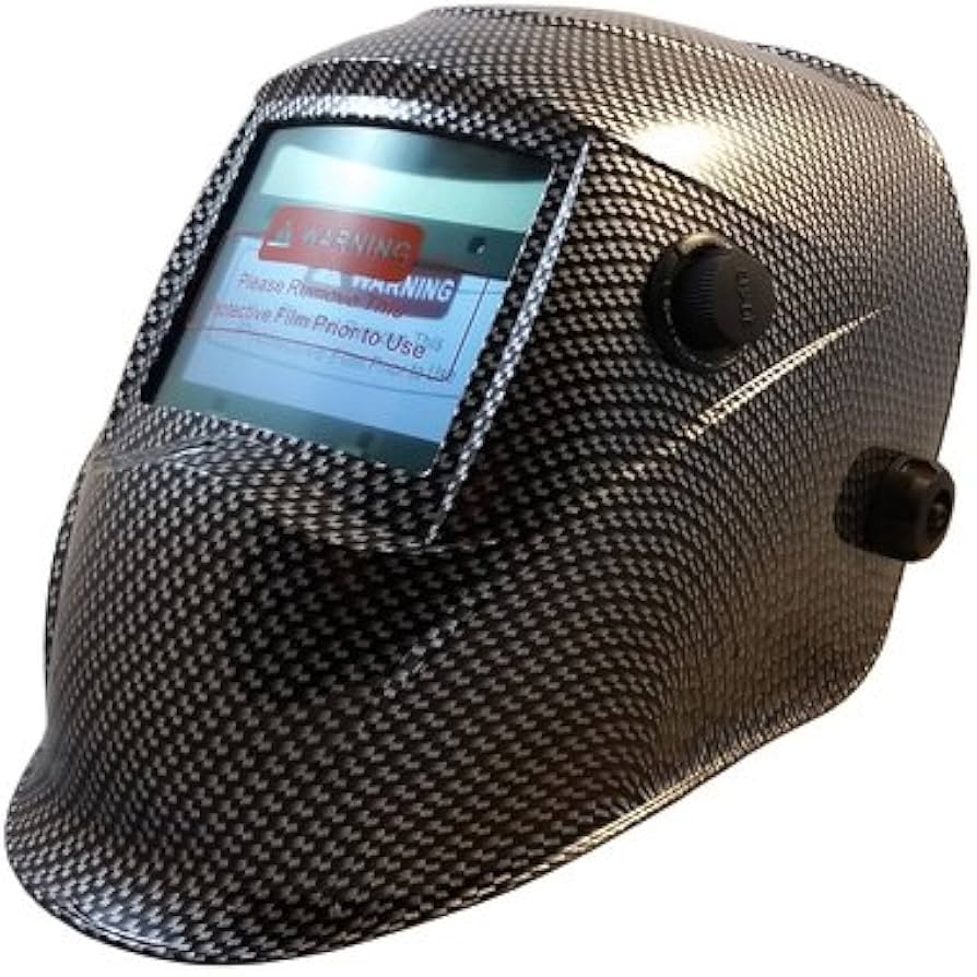 Auto Darkening Welding Hoods - Carbon Fiber Hydro Graphic